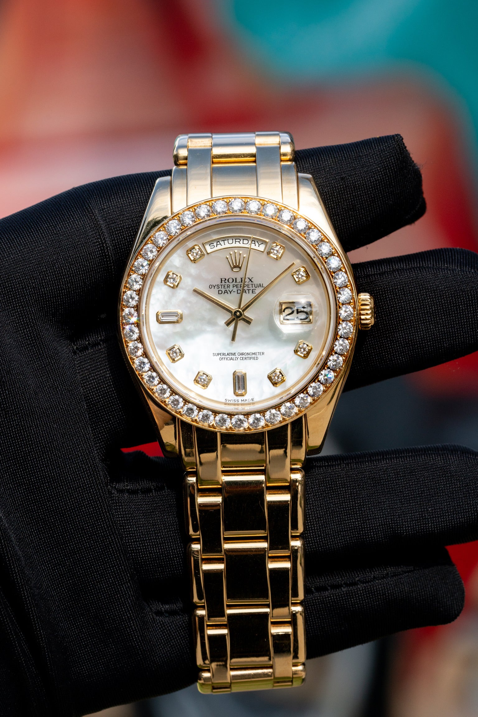 rose pinkのページです♪ Rolex Day-Date: The Stunning 18948