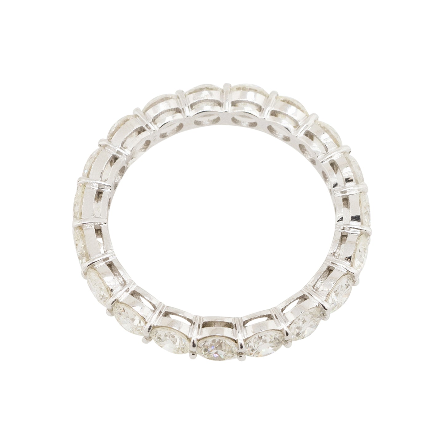 18k White Gold 2.60ctw Round Brilliant Eternity Band