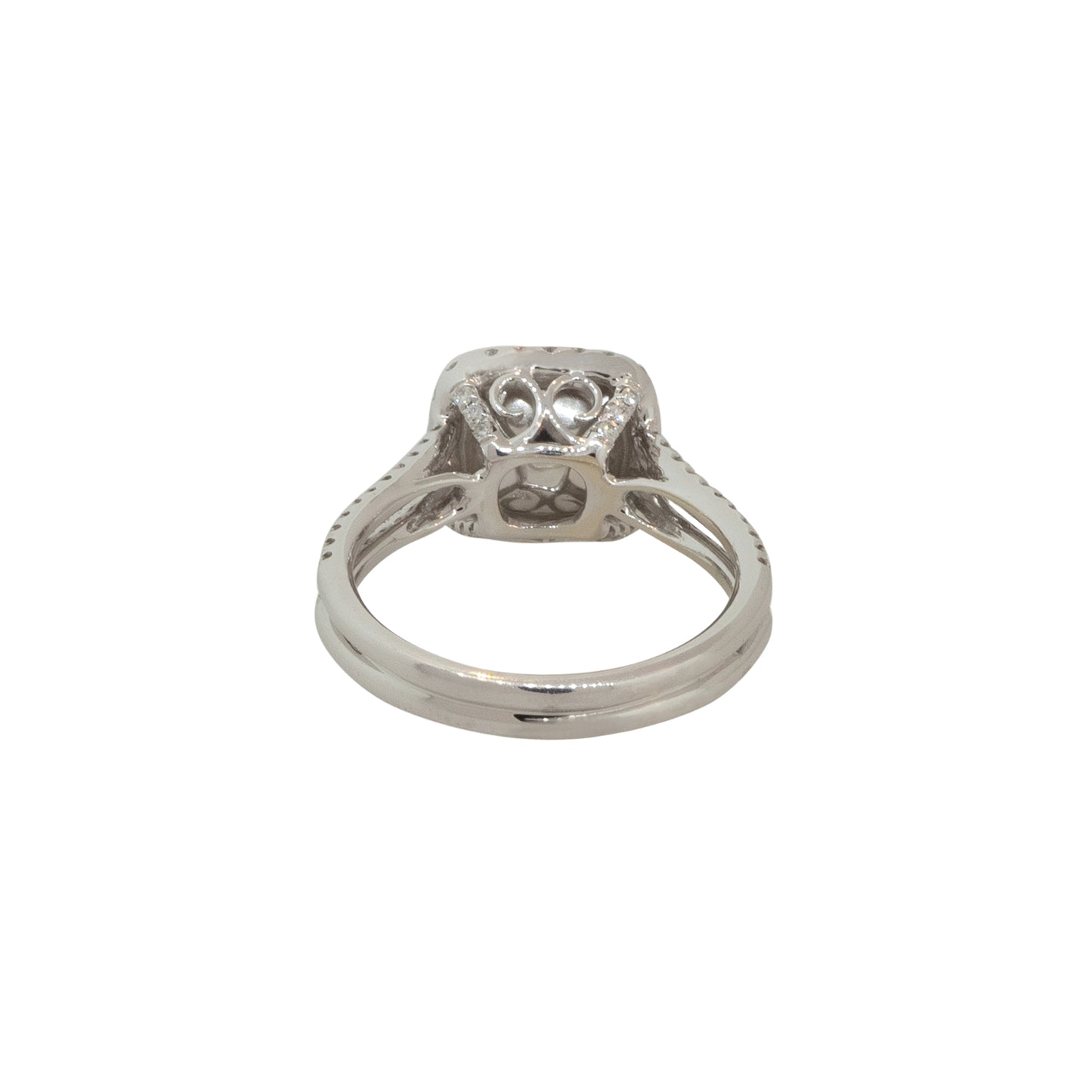 14k Two-Tone 2.13ctw Fancy Yellow Diamond Halo Engagement Ring