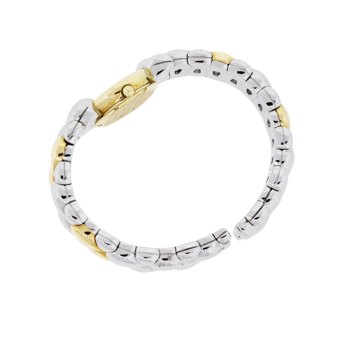 Chopard Casmir Diamond Dial 18k Gold & Steel Watch