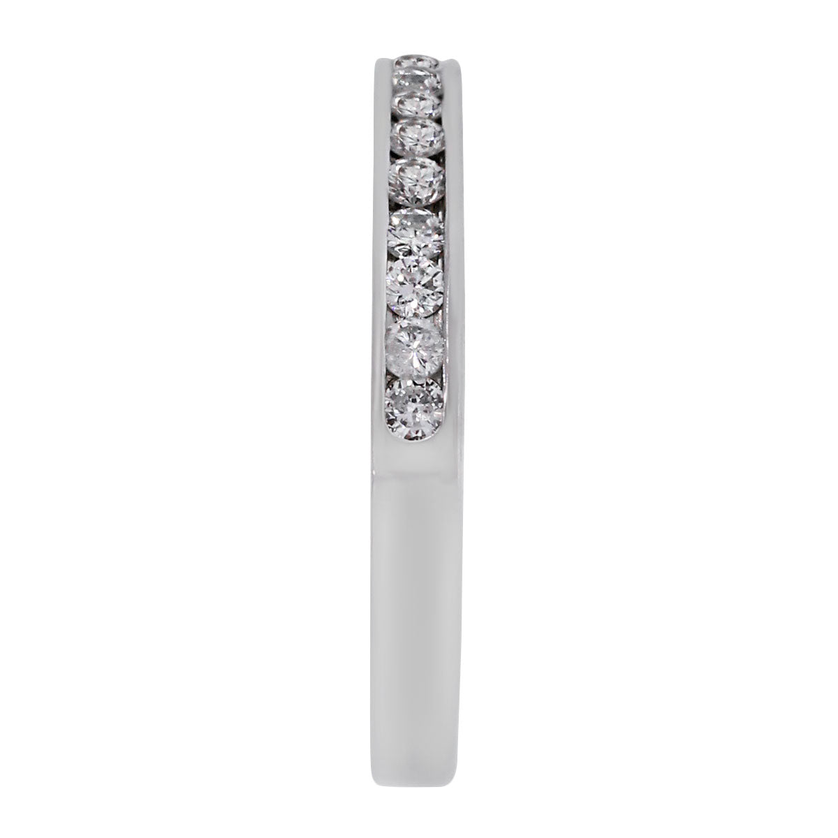 14k White Gold 0.62ctw Diamond Band