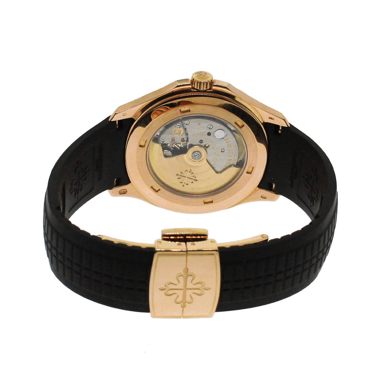 Patek Phillipe Aquanaut 5167R 18k Rose Gold Brown Band Watch