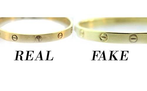 how to spot a fake cartier love bangle, how to tell cartier love bangle real, fake cartier