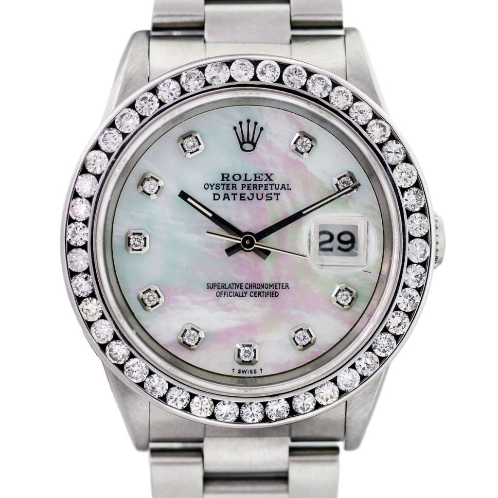 rolex datejust diamond bezel