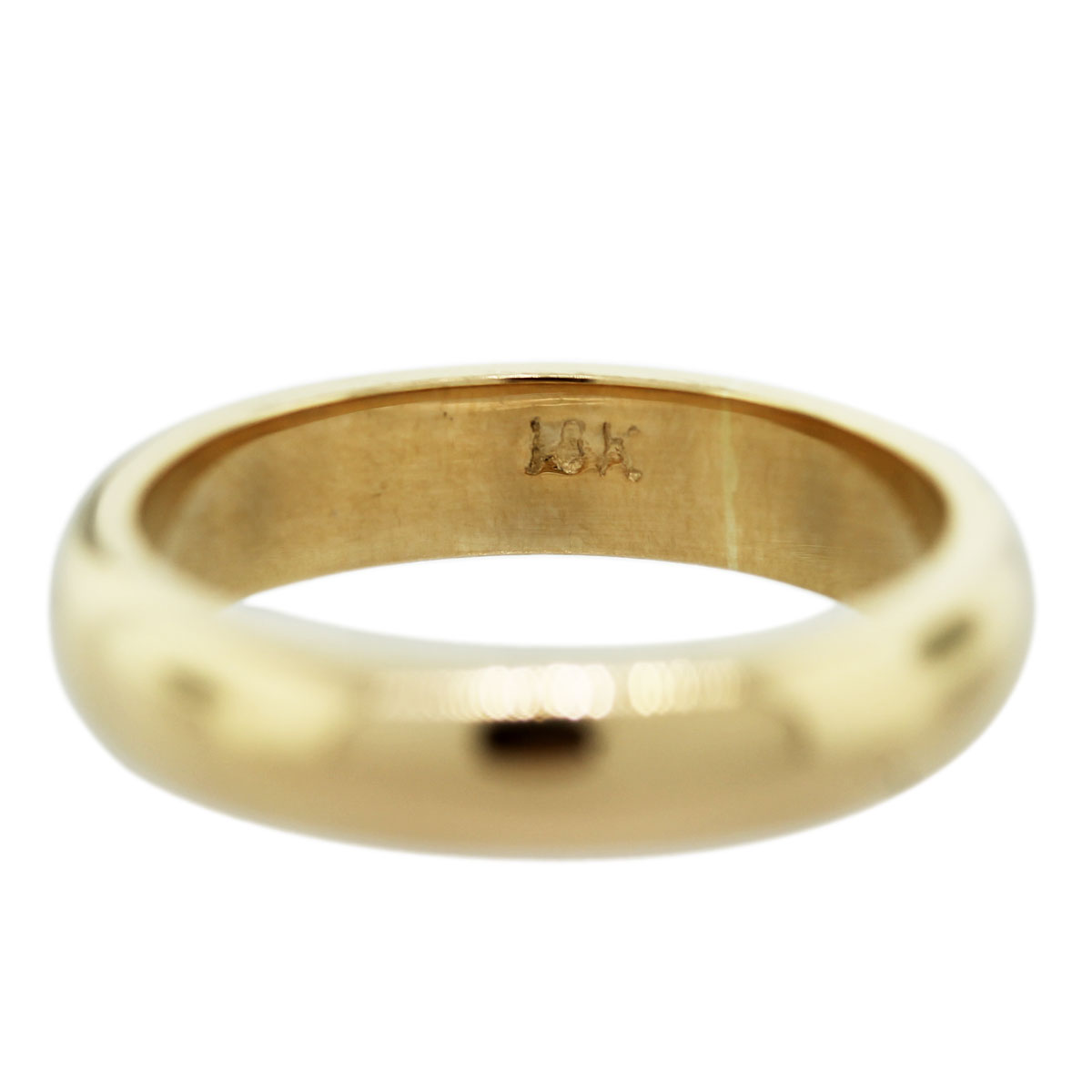18k Yellow Gold Men's Wedding Band Ring Raymond Lee Jewelers