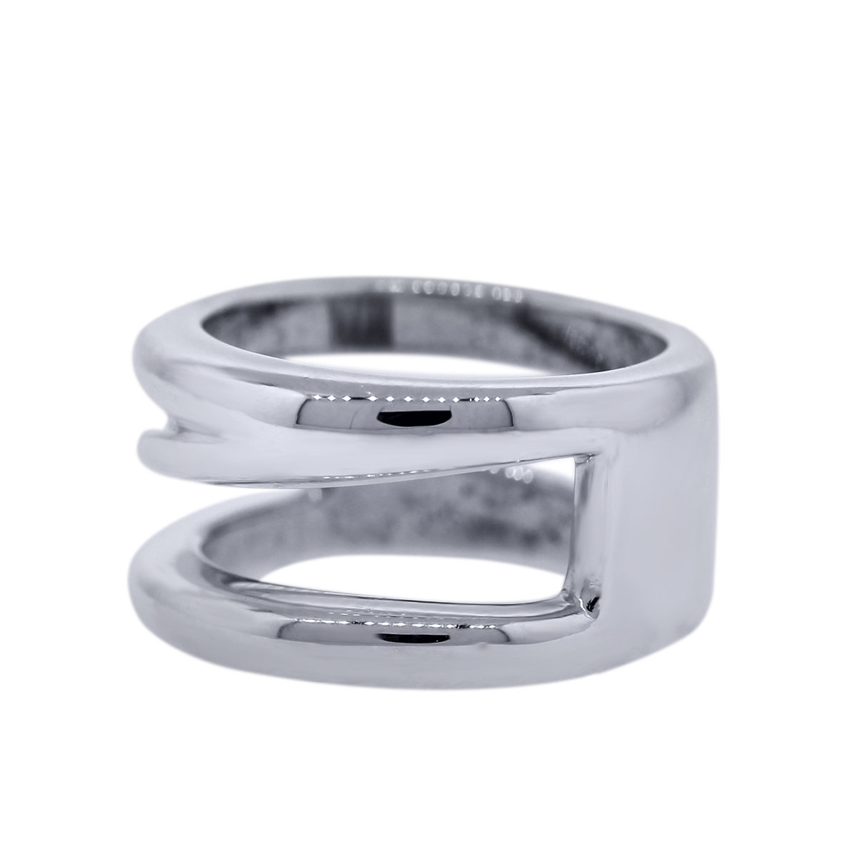 18k White Gold Sapphire & Pave Diamonds Ladies Ring - Boca 