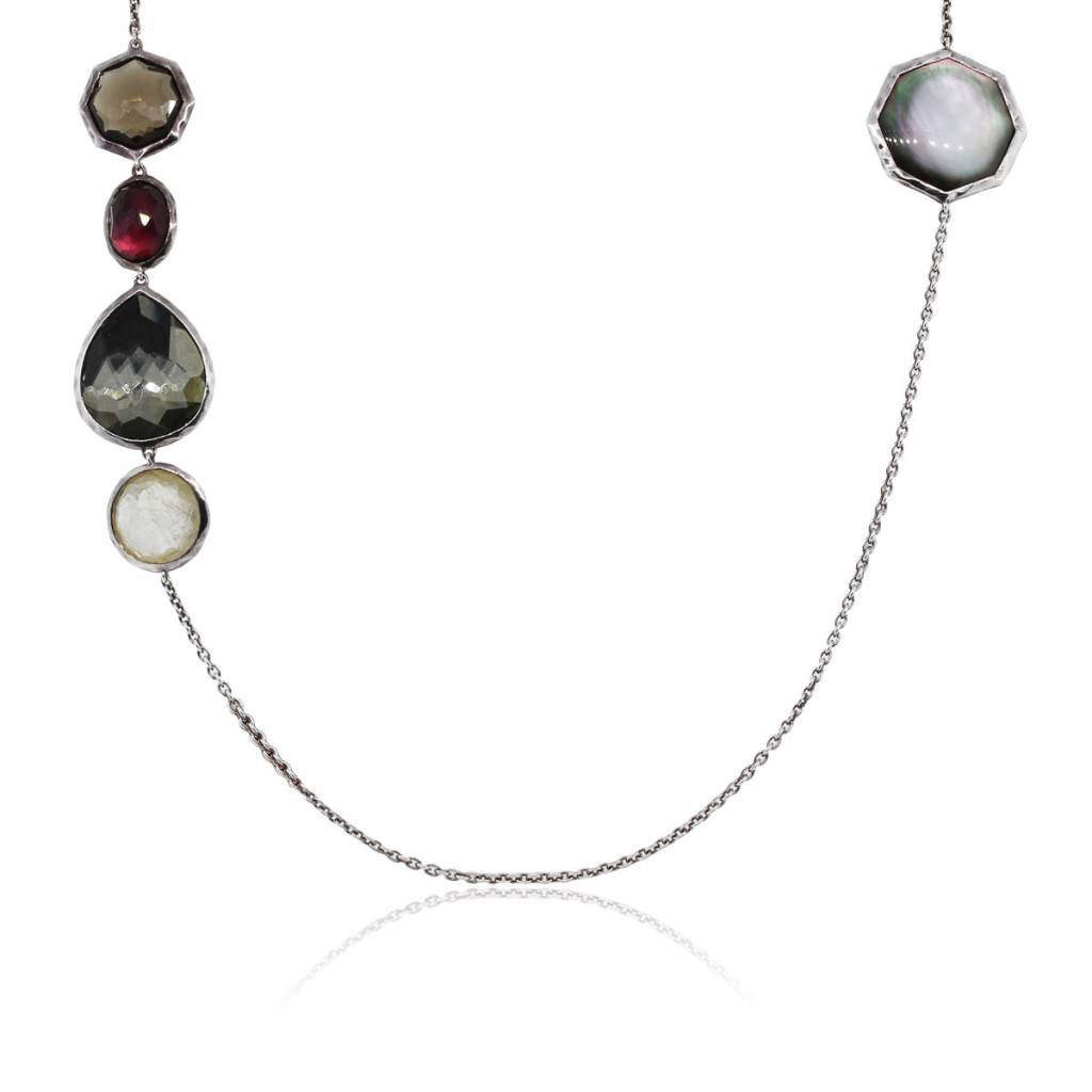 Estate Ippolita Wonderland necklace with a touch of Marsala.