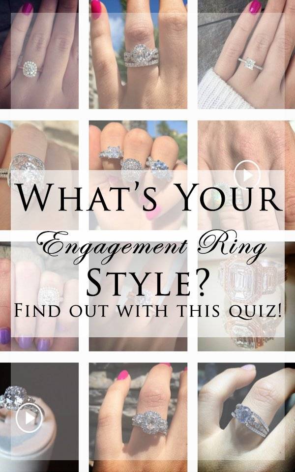 Find your dream engagement ring with our style quiz!