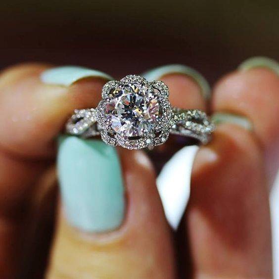 Most Popular Engagement Ring on Pinterest