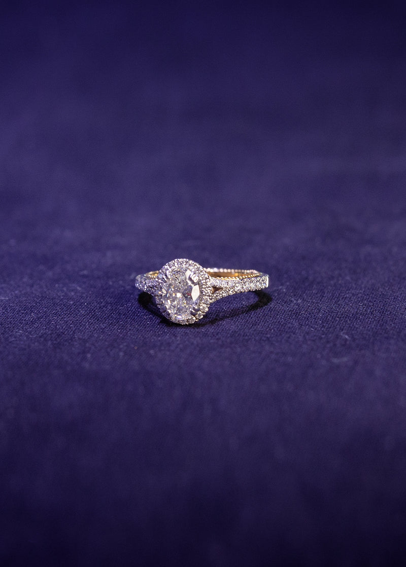 Oval brilliant 1 carat platinum engagement ring Oval brilliant 1 carat platinum engagement ring