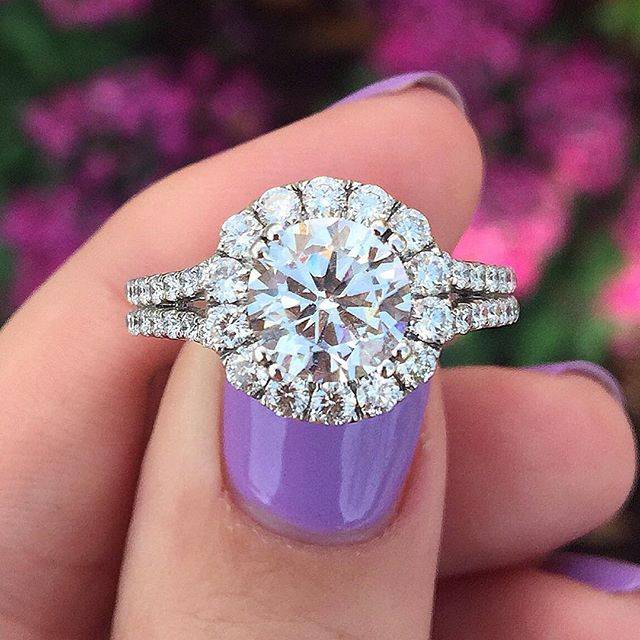 Verragio Halo engagement ring