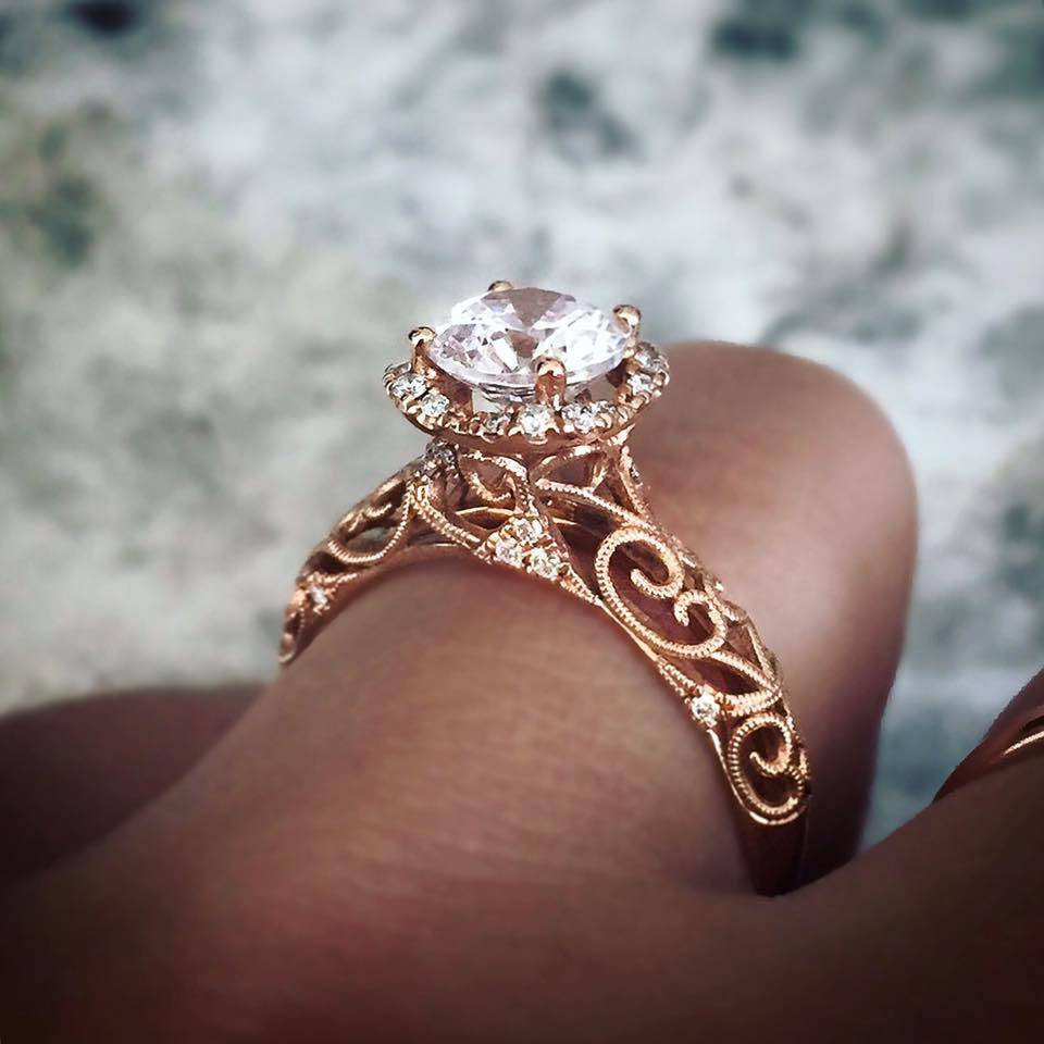 Rose Gold Engagement Rings