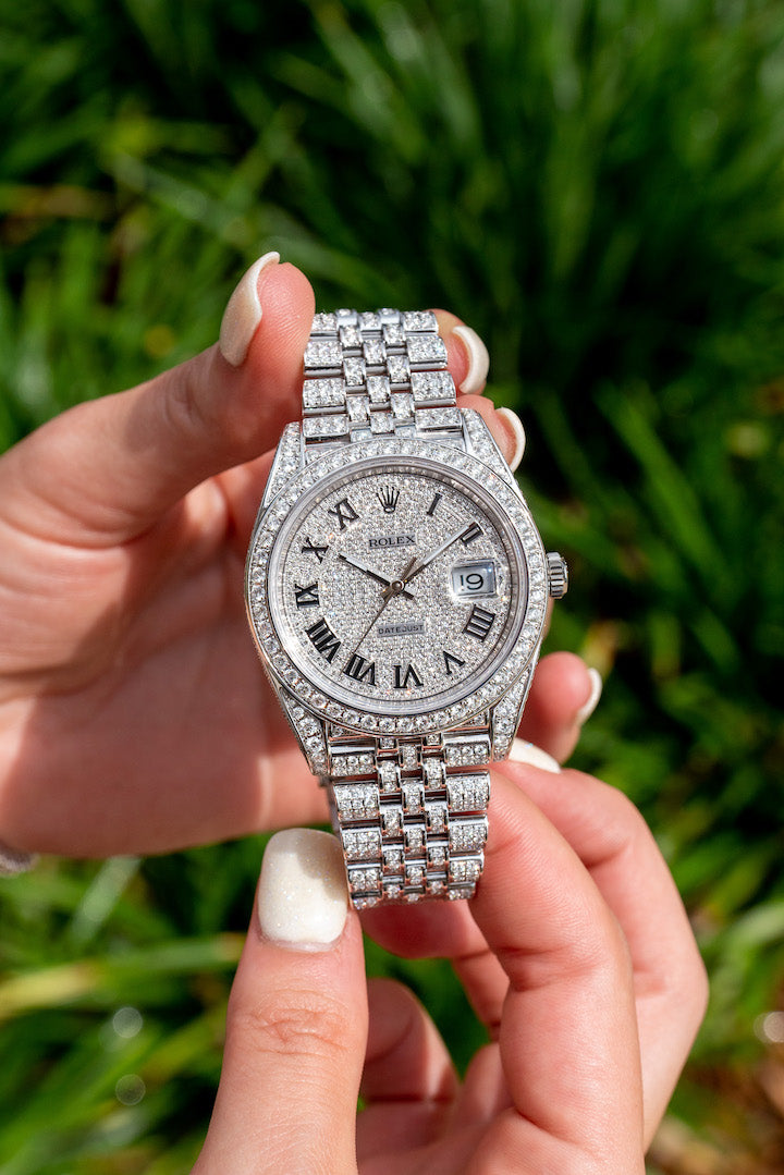 bustdown rolex datejust 41