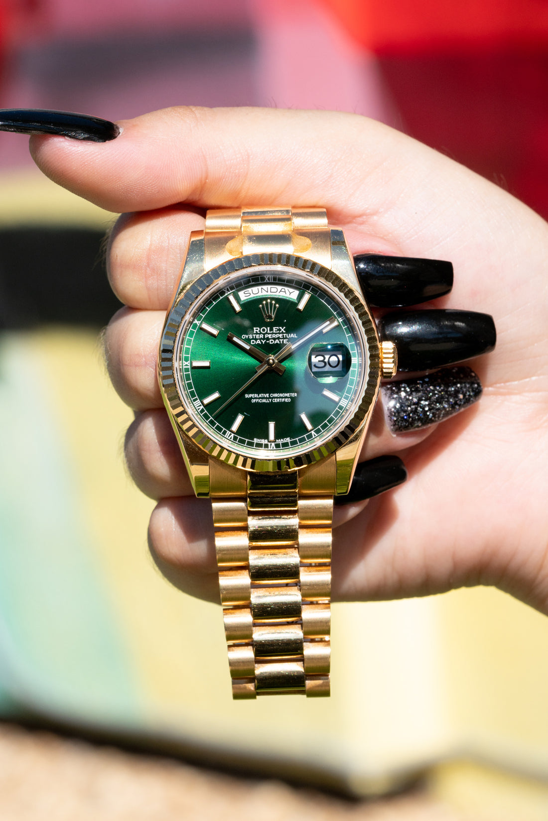 Features of the Rolex 118238