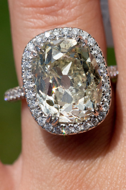 old mine cut diamonds