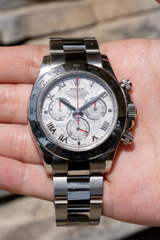 Rolex Daytona 116509 Meteorite Watch on Wrist