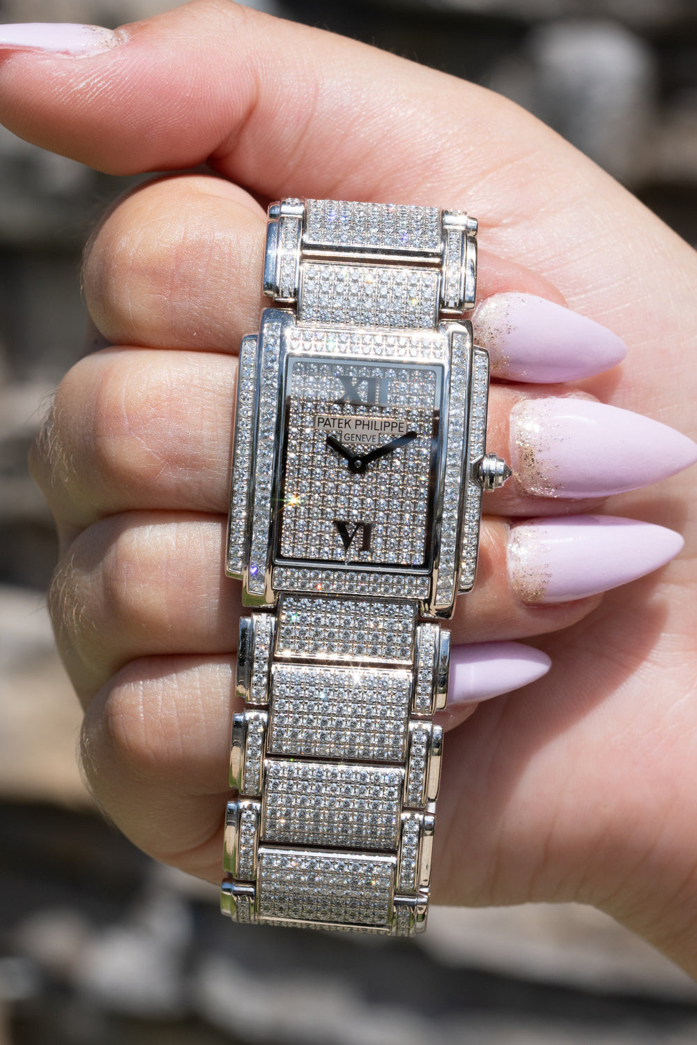 Patek Philippe Twenty Four held in hand