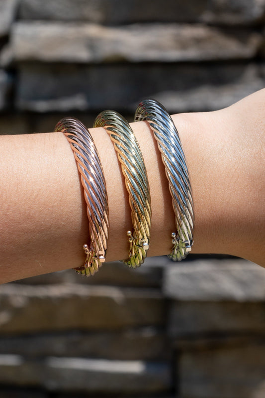 Adjustable twist bracelet for him or her