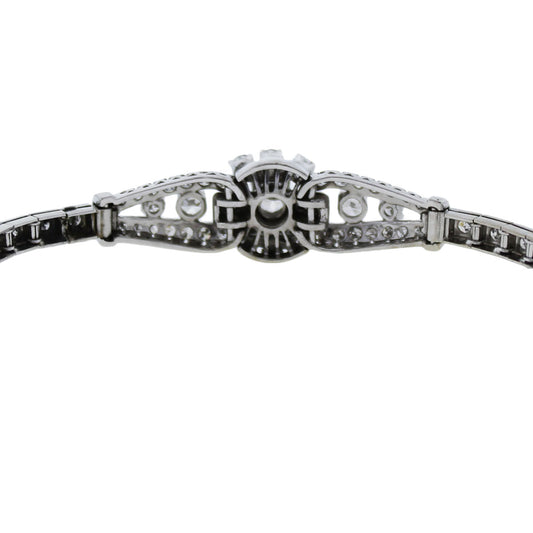 Vintage White Gold Bracelet