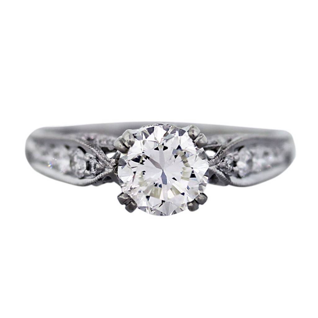 All A - Round Brilliant Engagement Ring Eye Candy
