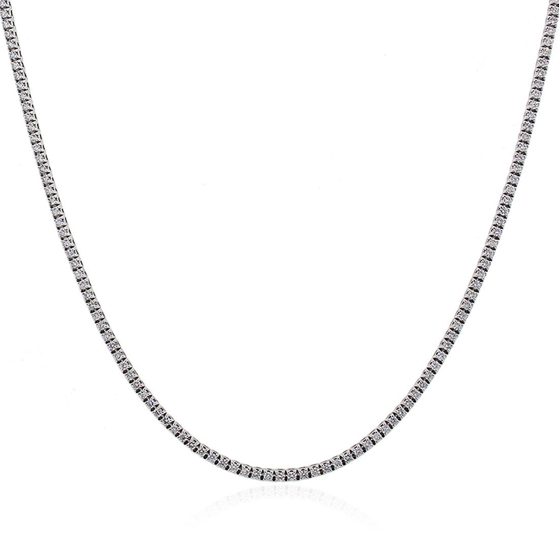 tennis necklace platinum