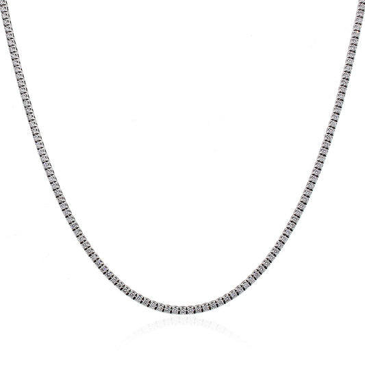 tennis necklace platinum