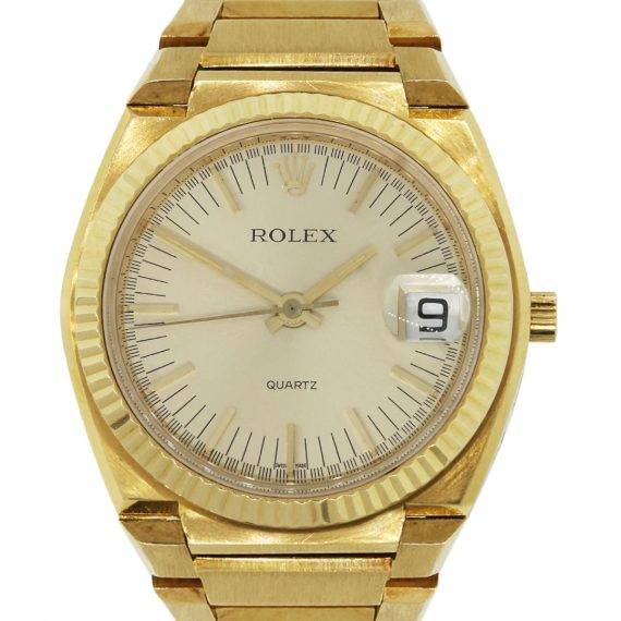 rolex quartz 18kt