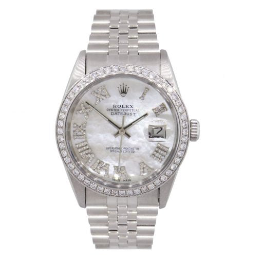 diamond dial rolex white gold
