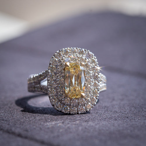 double halo engagement rings