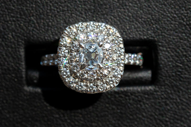 what are double halo engagement rings