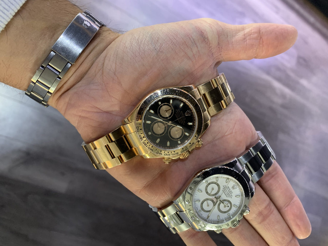 rolex 24 winner daytona watch rose gold and stainless steel
