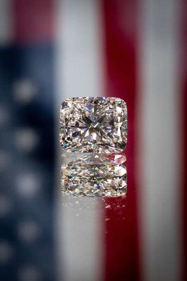 8 carat cushion cut diamond