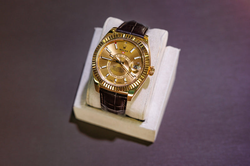 The Rolex Sky-dweller watch is a status symbol