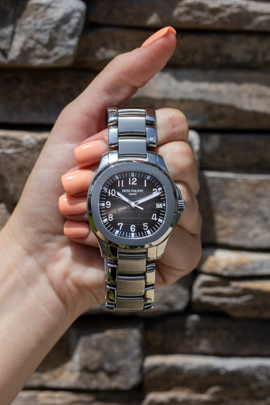 pre-owned Patek Philippe aquanaut in Boca Raton