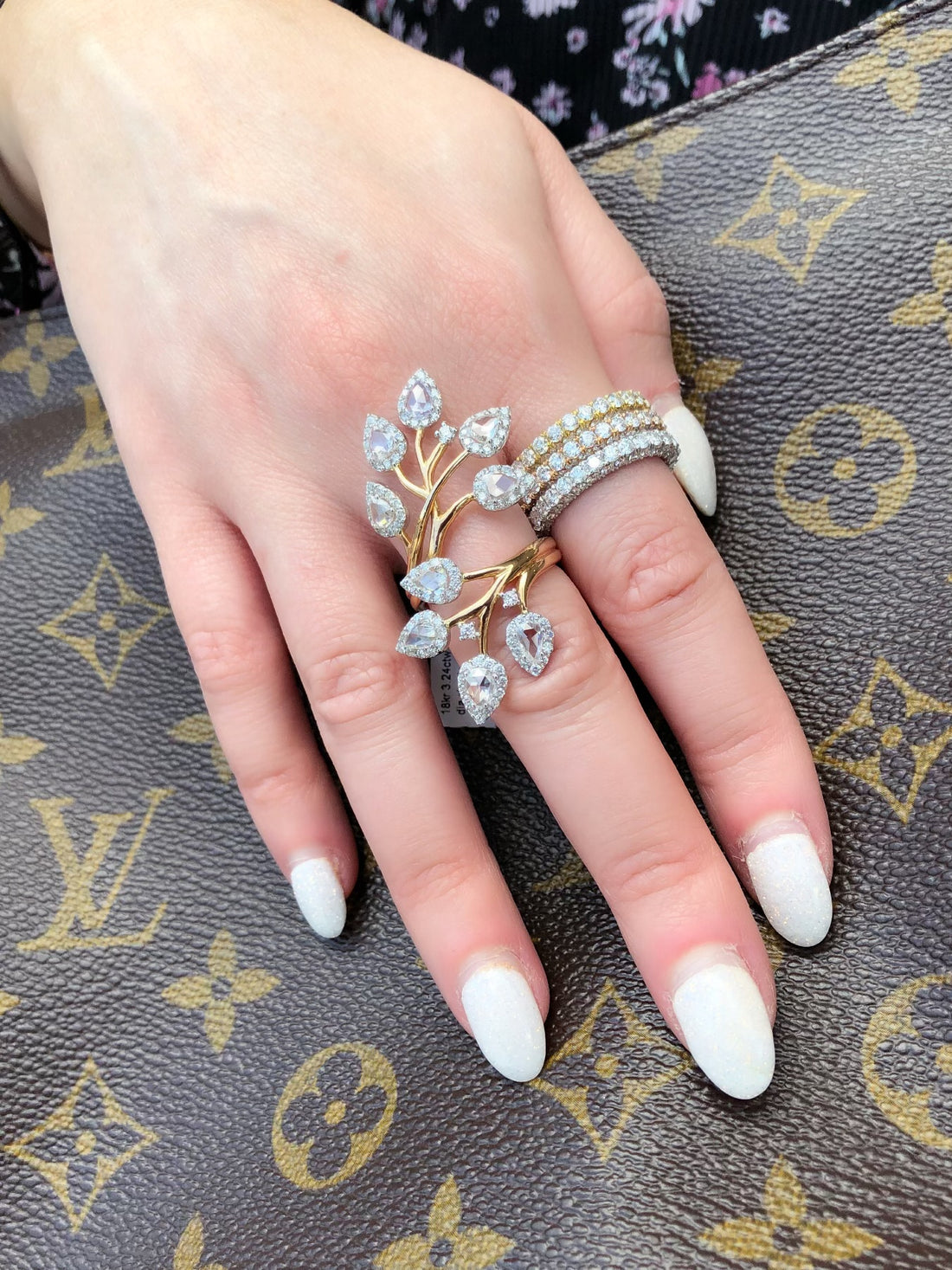 luxury jewellery and chanel handbag