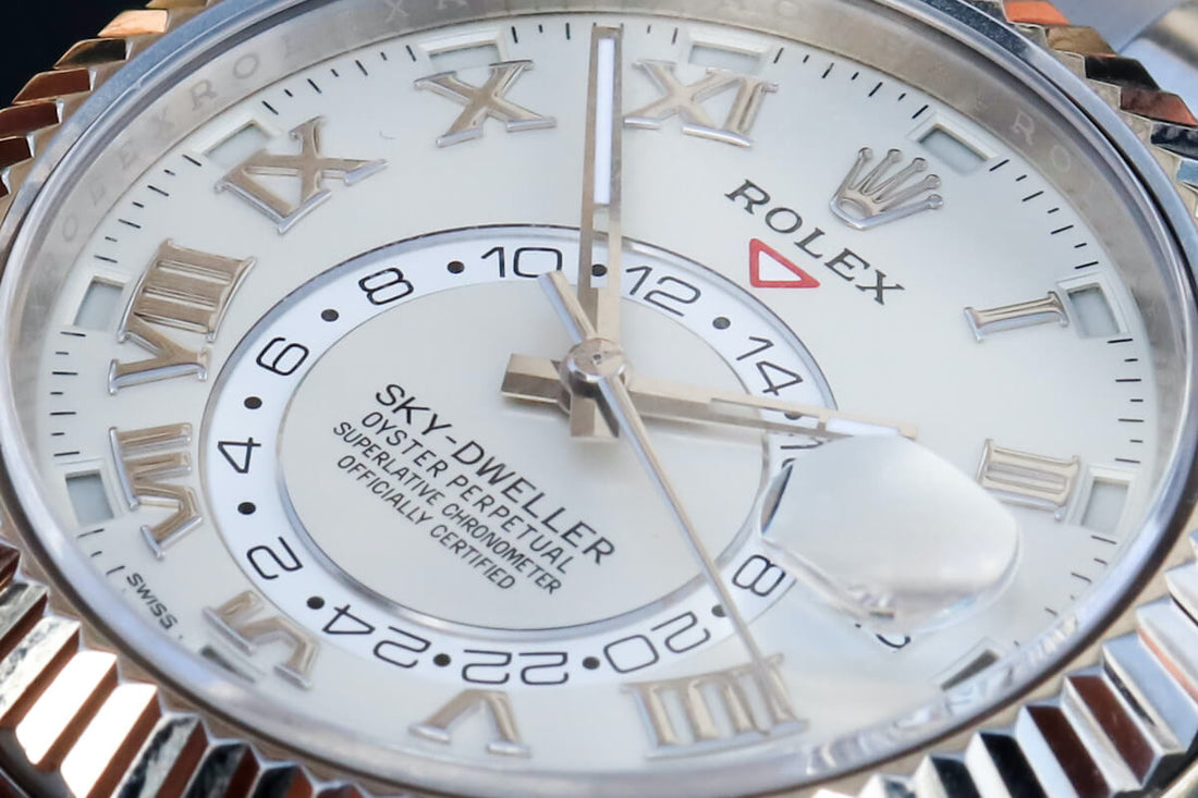 old vs new rolex sky-dweller