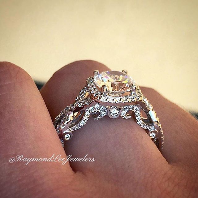 Verragio PAR-3064P-GOLD Paradiso Princess Cut Engagement Ring