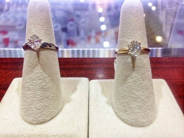 Engagement Ring Update by Rhodium Plating