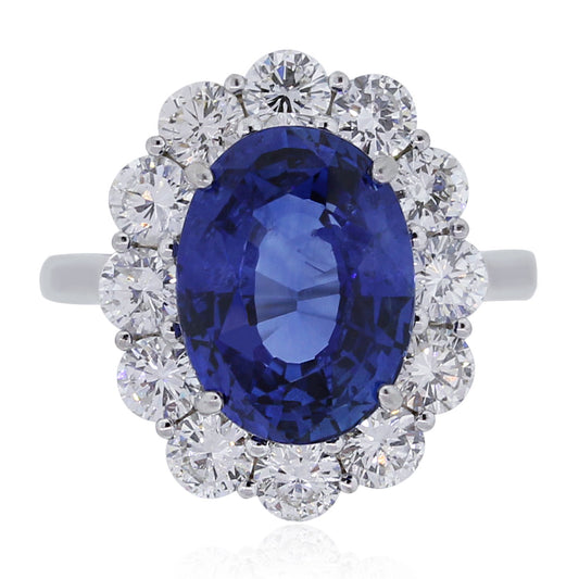 sapphire rings cluster