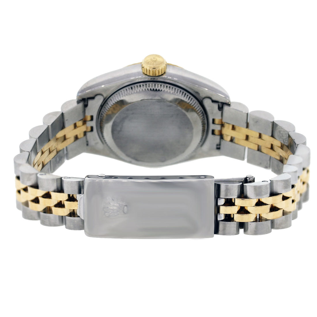 Rolex Datejust 69173 Two Tone Champagne Dial Ladies Jubilee Watch Closed Clasp