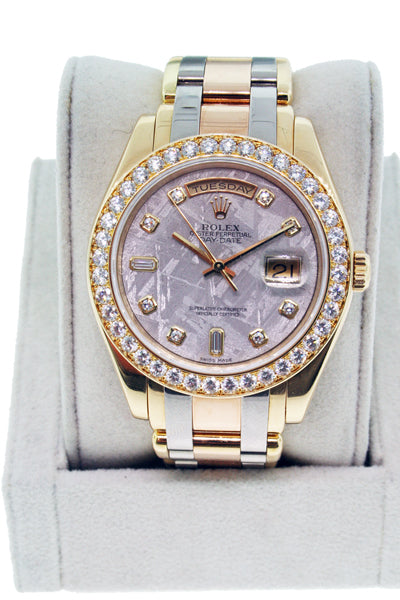 Watch of the Week: The Meteorite Rolex Day Date Masterpiece 189489 Tridor Diamond