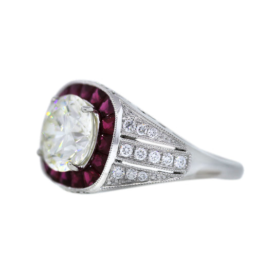 New Art Deco Engagement Ring