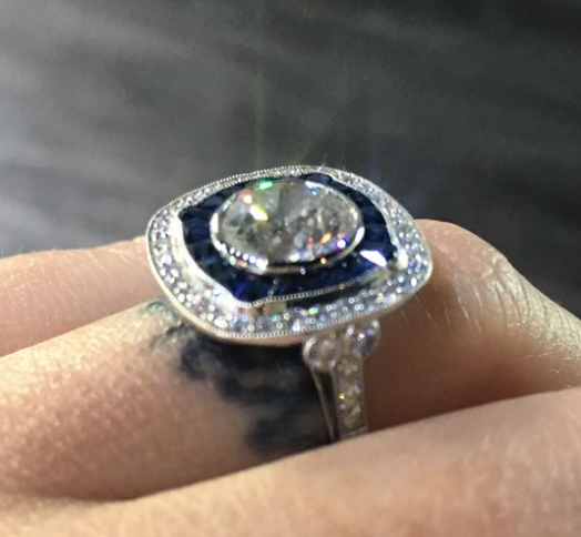 blue diamonds