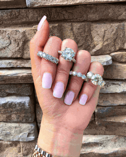 engagement rings for women diamond solitaire rings