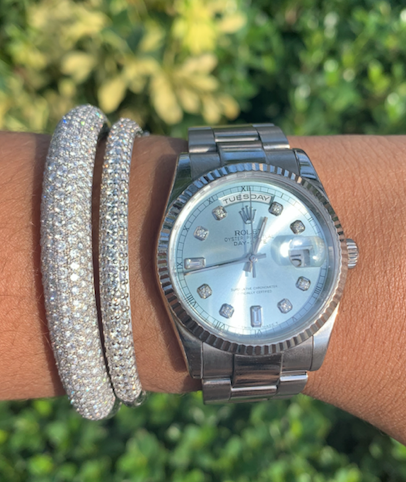 Why buy a pre owned diamond watch ft. Rolex watches