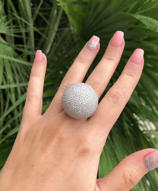 three unique rings worn together