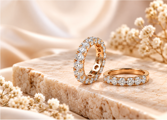 Full Eternity vs Half Eternity Band: Which Wedding Ring Fits Your Lifestyle?