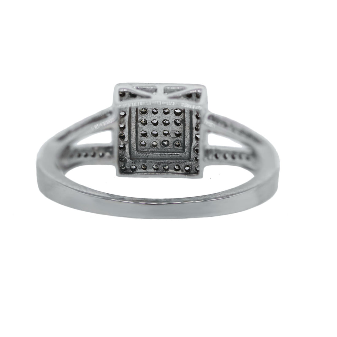 White Gold Cocktail Ring