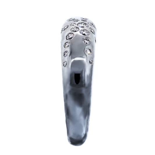 White Gold and Diamond Chaumet Ring