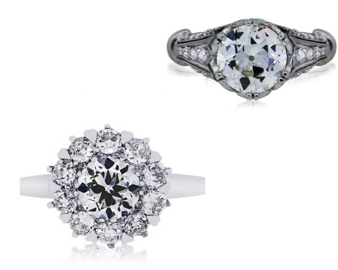 BEST OLD EUROPEAN CUT DIAMOND ENGAGEMENT RING IDEAS